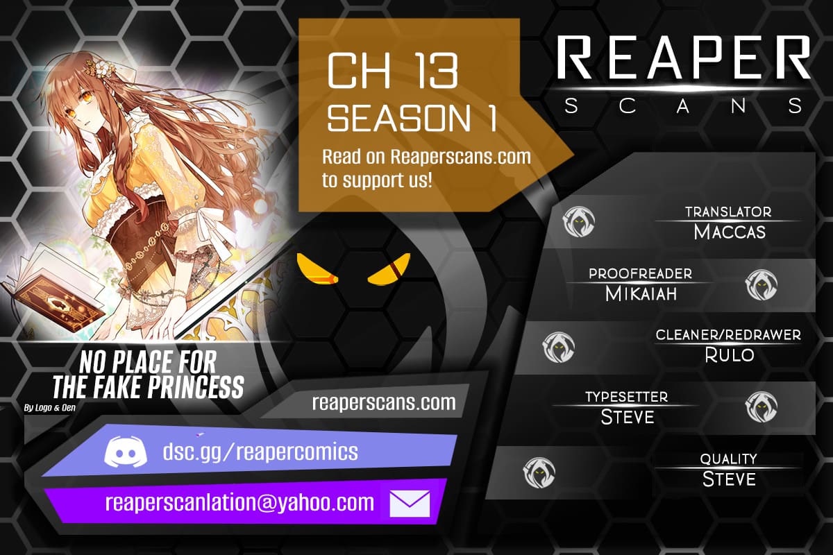 No Place for the Fake Princess Chapter 13 - Page 1