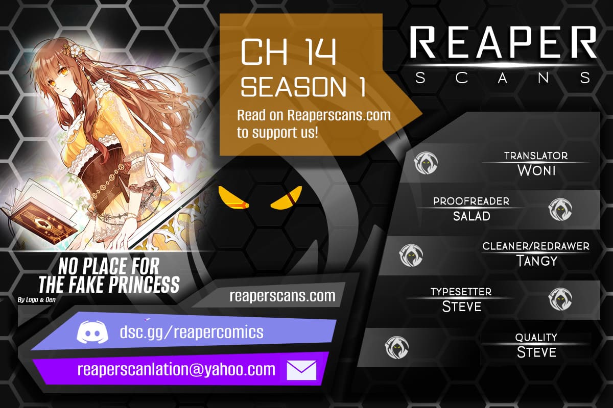 No Place for the Fake Princess Chapter 14 - Page 1