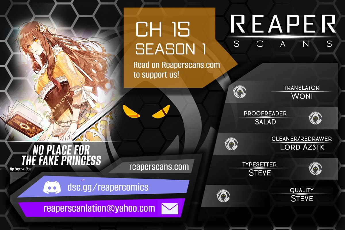 No Place for the Fake Princess Chapter 15 - Page 1