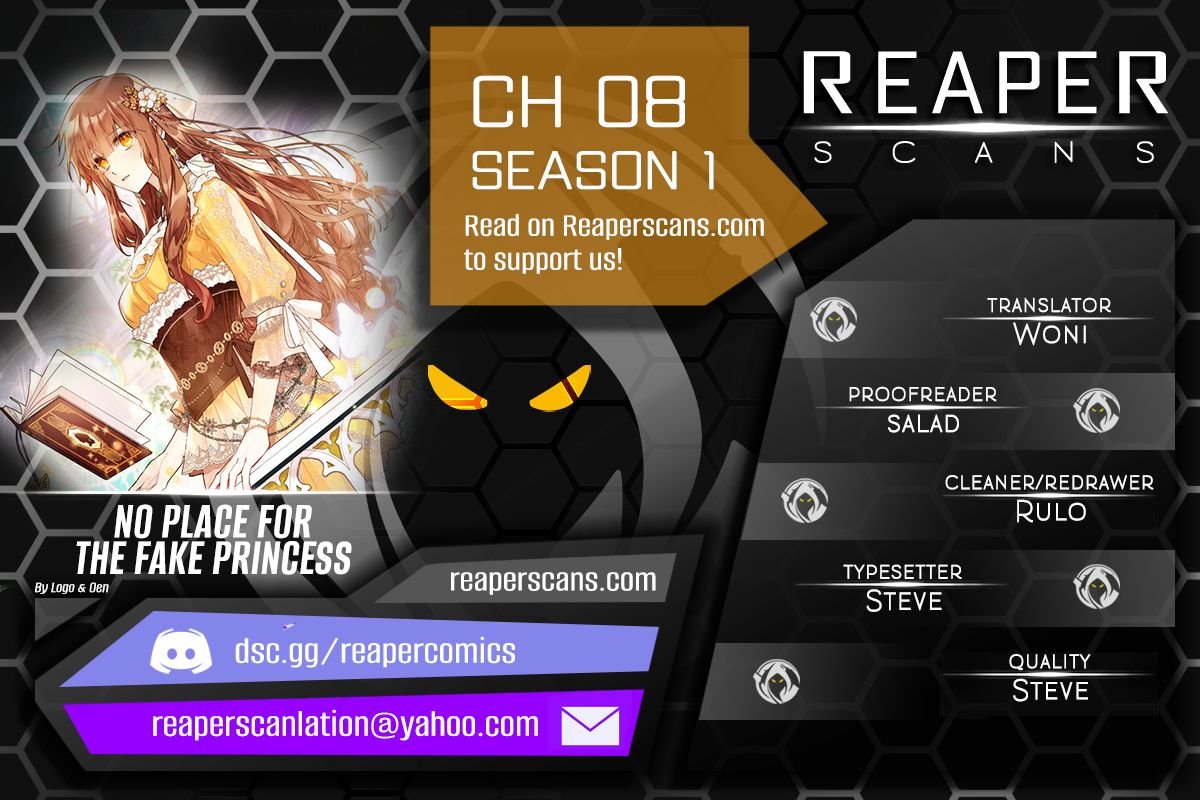 No Place for the Fake Princess Chapter 8 - Page 1