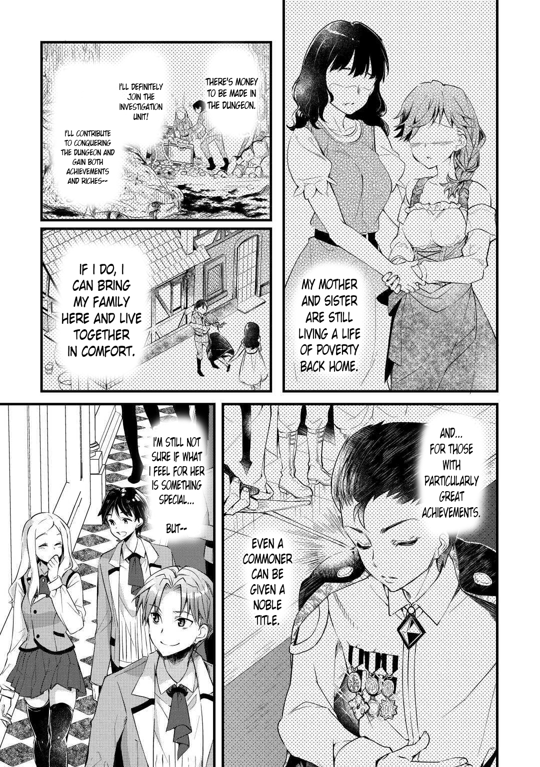 Ochikobore “1” Mahou Tsukai wa, Kyou mo Muishiki ni Cheat o Tsukau Chapter 1 - Page 14