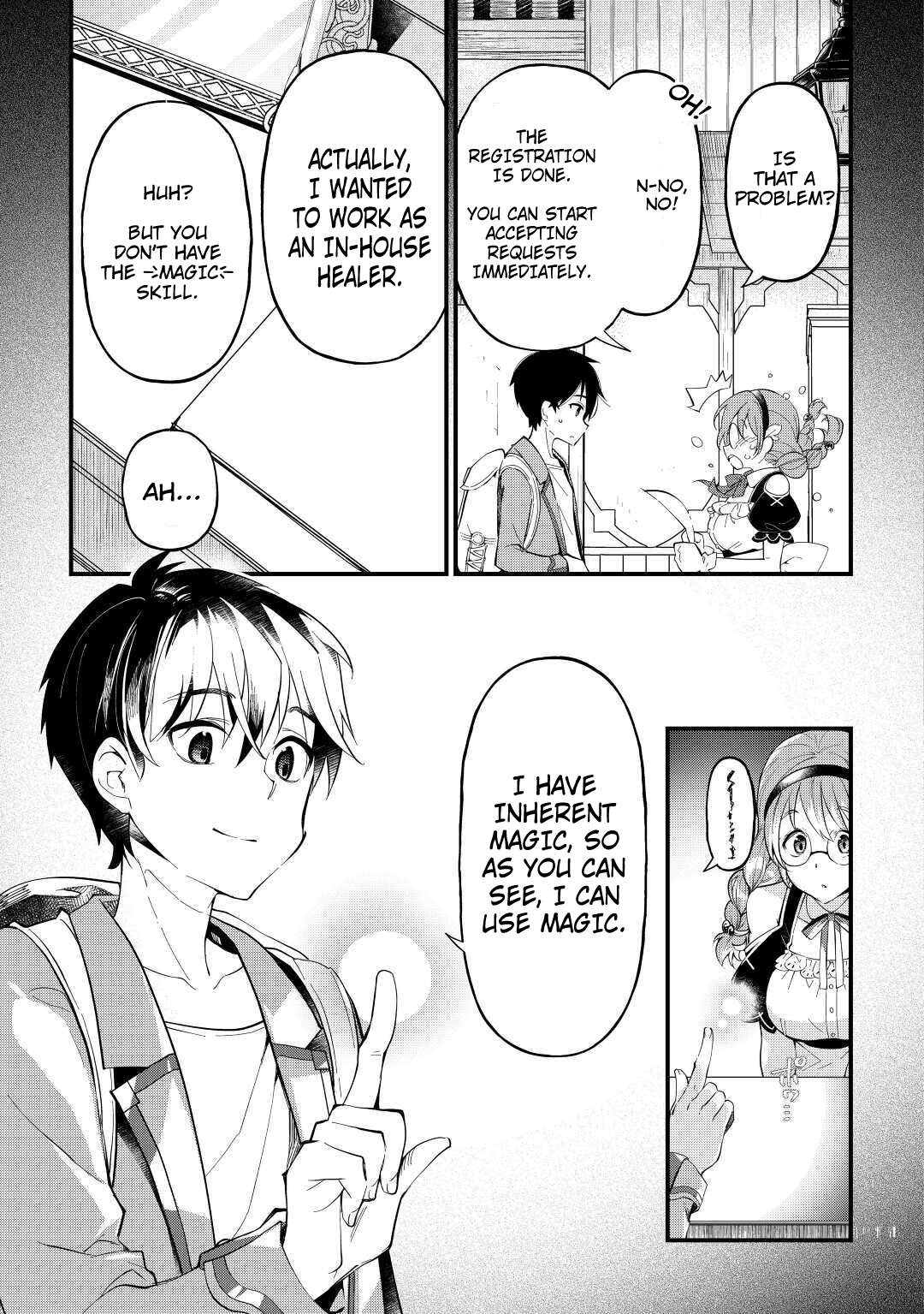 Ochikobore “1” Mahou Tsukai wa, Kyou mo Muishiki ni Cheat o Tsukau Chapter 2 - Page 8