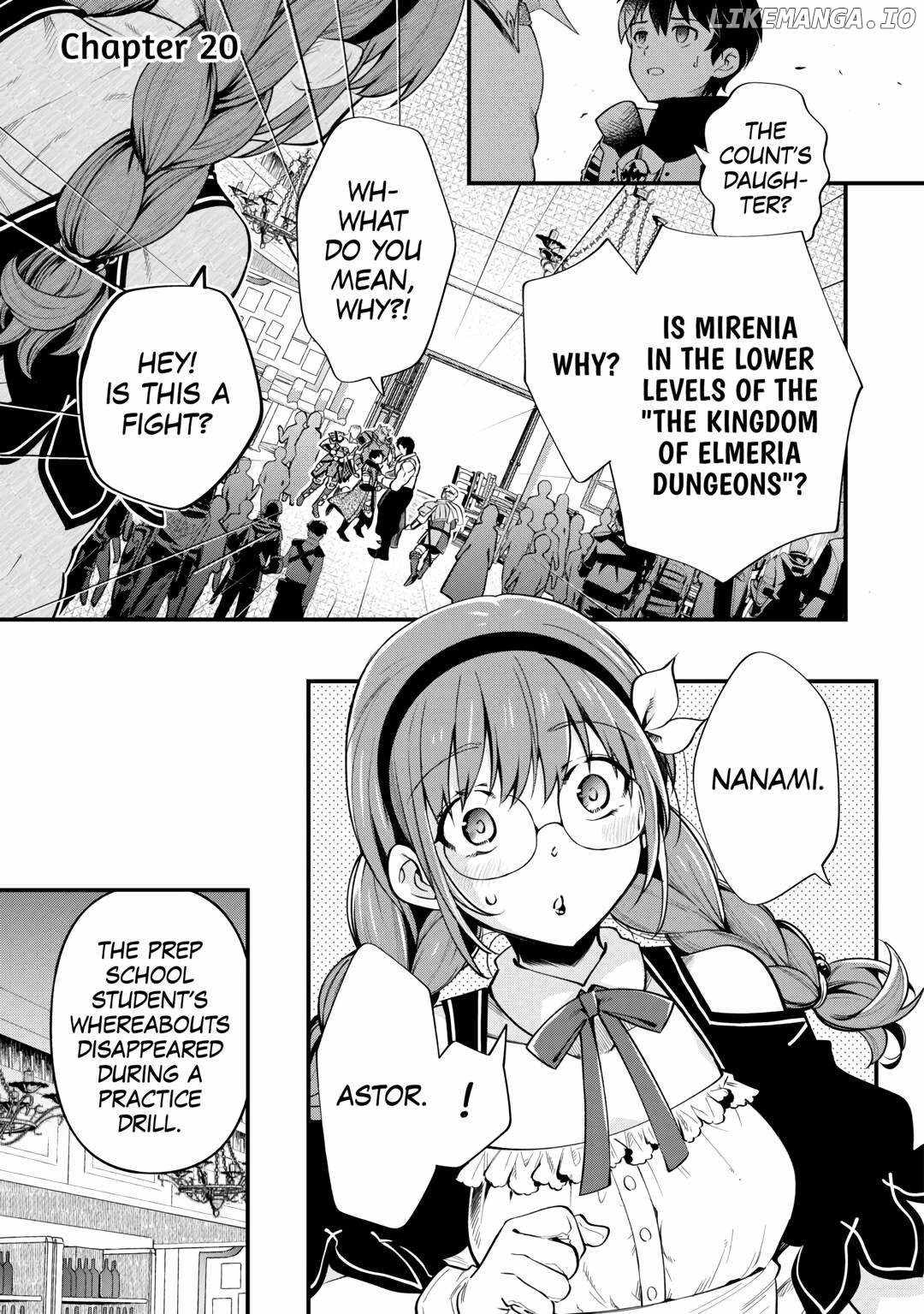 Ochikobore “1” Mahou Tsukai wa, Kyou mo Muishiki ni Cheat o Tsukau Chapter 20 - Page 1