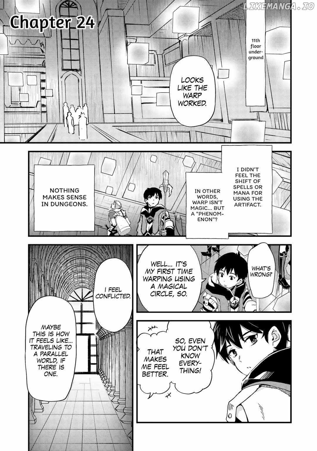 Ochikobore “1” Mahou Tsukai wa, Kyou mo Muishiki ni Cheat o Tsukau Chapter 24 - Page 1