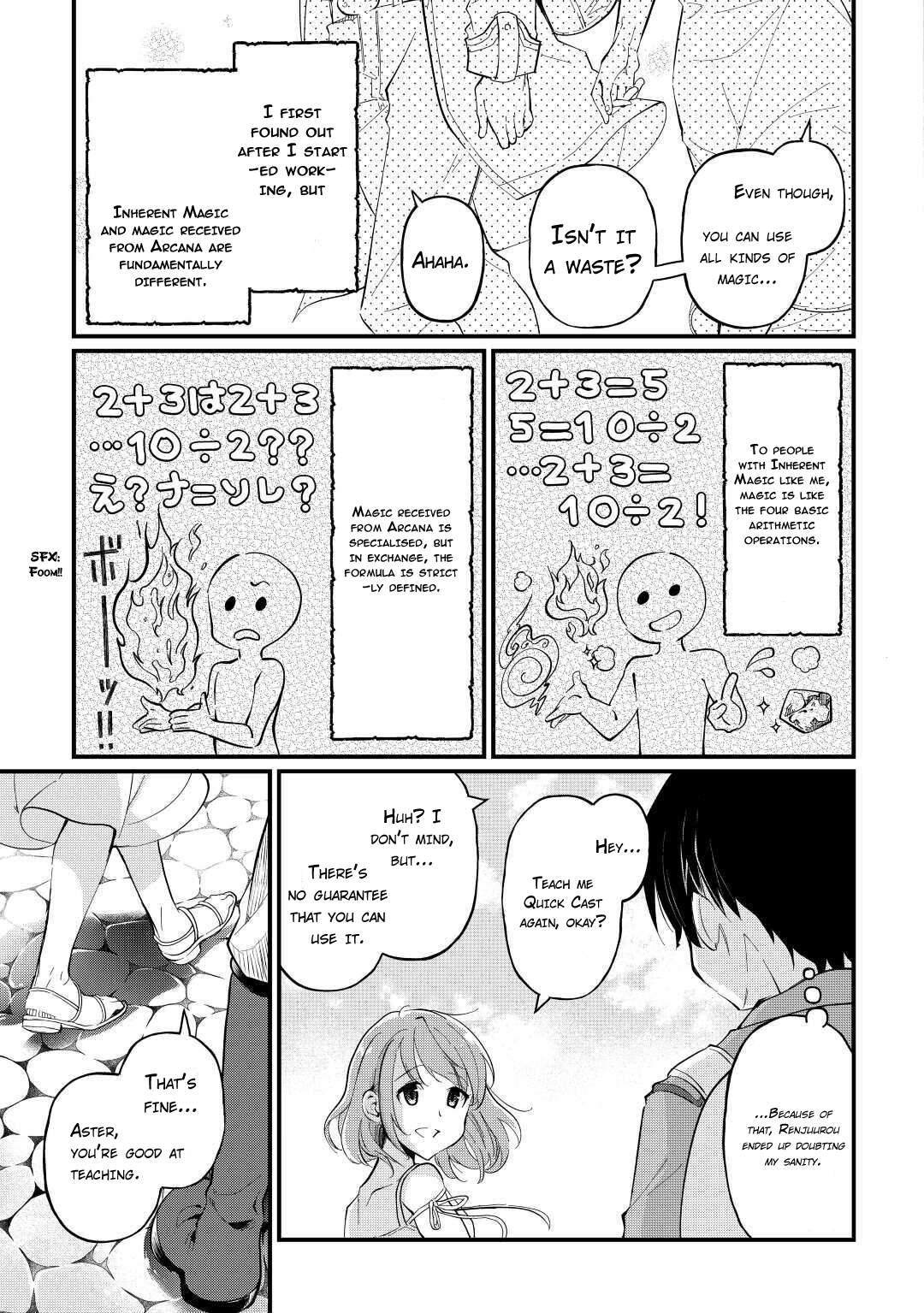 Ochikobore “1” Mahou Tsukai wa, Kyou mo Muishiki ni Cheat o Tsukau Chapter 3 - Page 16