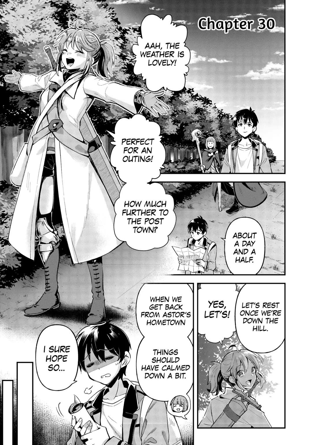 Ochikobore “1” Mahou Tsukai wa, Kyou mo Muishiki ni Cheat o Tsukau Chapter 30 - Page 1