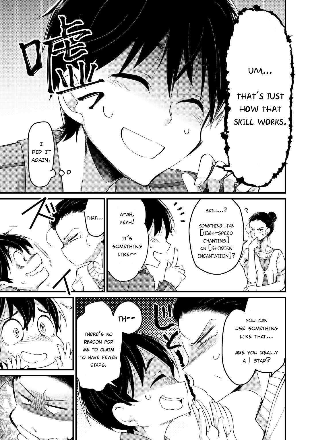 Ochikobore “1” Mahou Tsukai wa, Kyou mo Muishiki ni Cheat o Tsukau Chapter 4 - Page 8