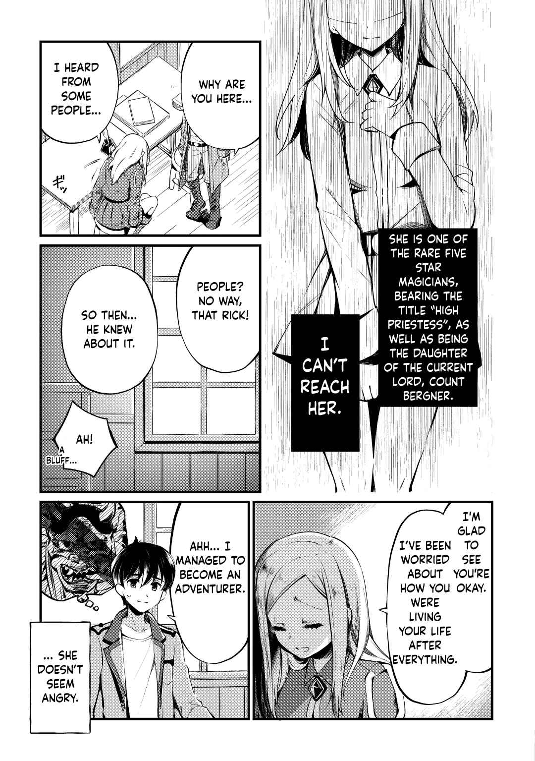 Ochikobore “1” Mahou Tsukai wa, Kyou mo Muishiki ni Cheat o Tsukau Chapter 9 - Page 4