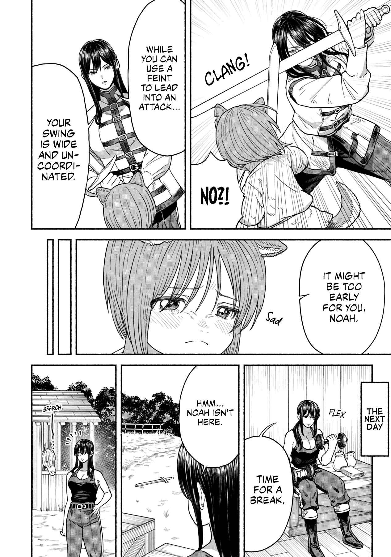 Onna Kishi to Kemomimi no Ko Chapter 12 - Page 3