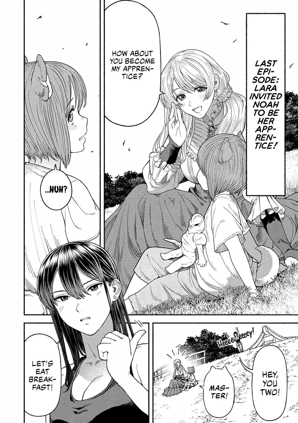 Onna Kishi to Kemomimi no Ko Chapter 14 - Page 1