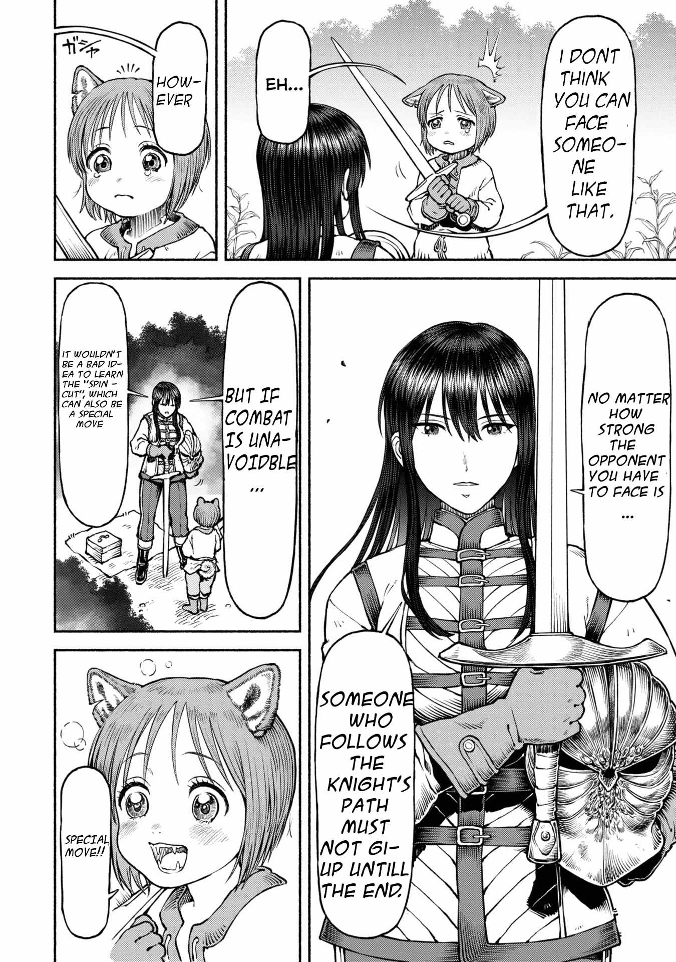 Onna Kishi to Kemomimi no Ko Chapter 40 - Page 2
