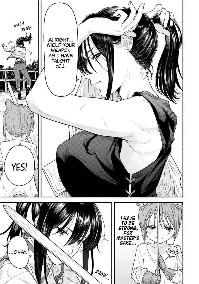 Onna Kishi to Kemomimi no Ko Chapter 9 - Page 1