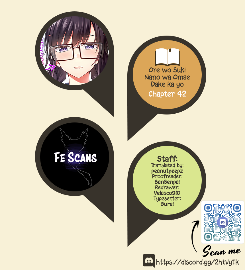 Ore wo Suki Nano wa Omae Dake ka yo Chapter 42 - Page 1