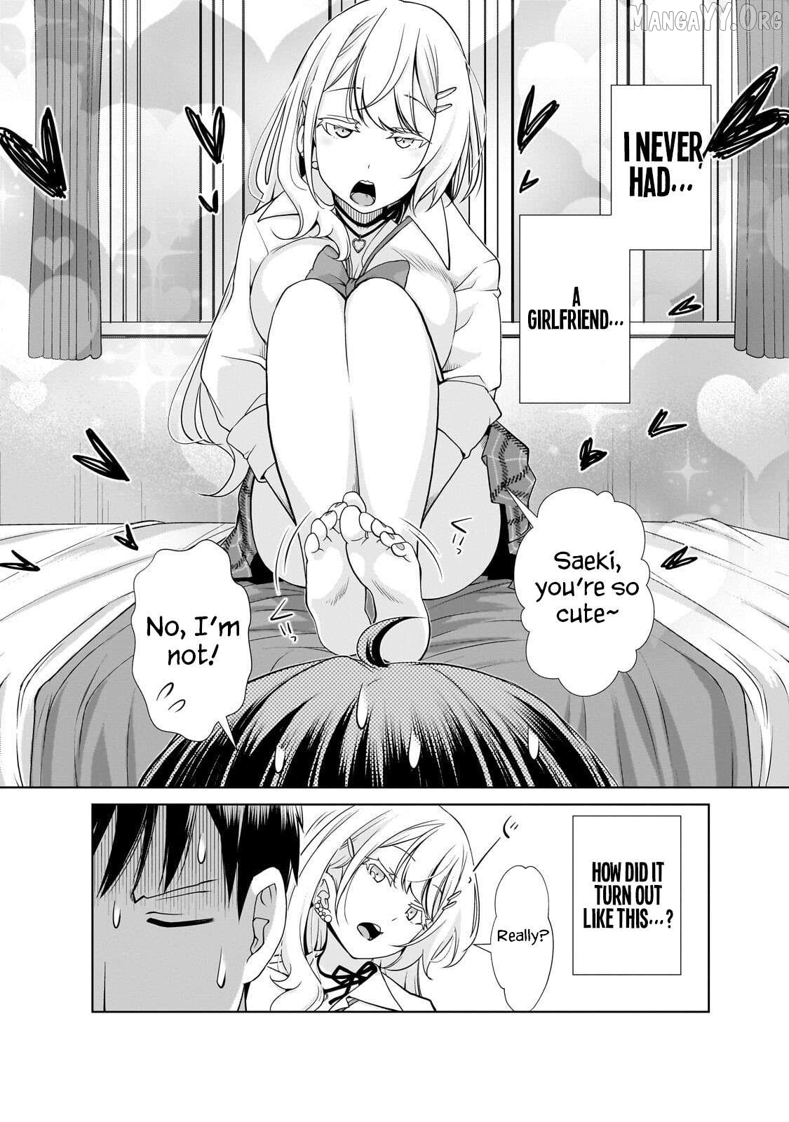 Otonari-san no gyaru ga boku o hore sasetakute zenryoku sugiru Chapter 1 - Page 9