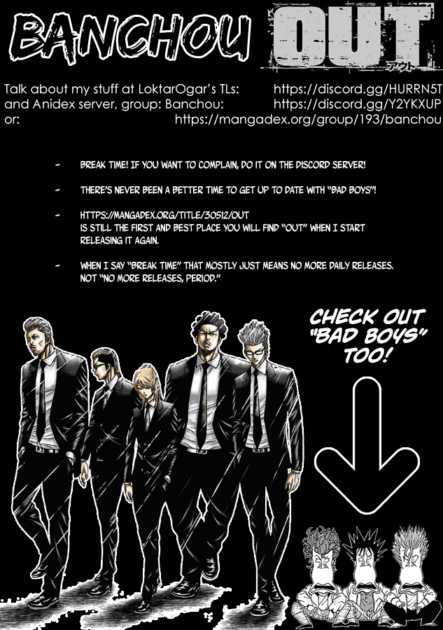 Out (Makoto Mizuta) Chapter 110 - Page 1