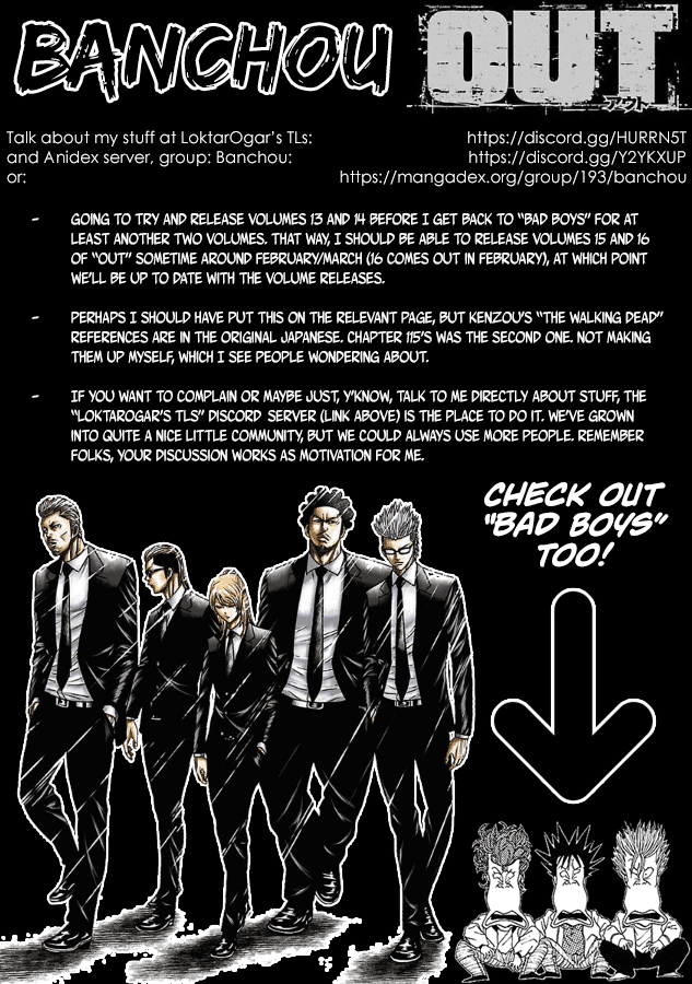 Out (Makoto Mizuta) Chapter 119 - Page 1