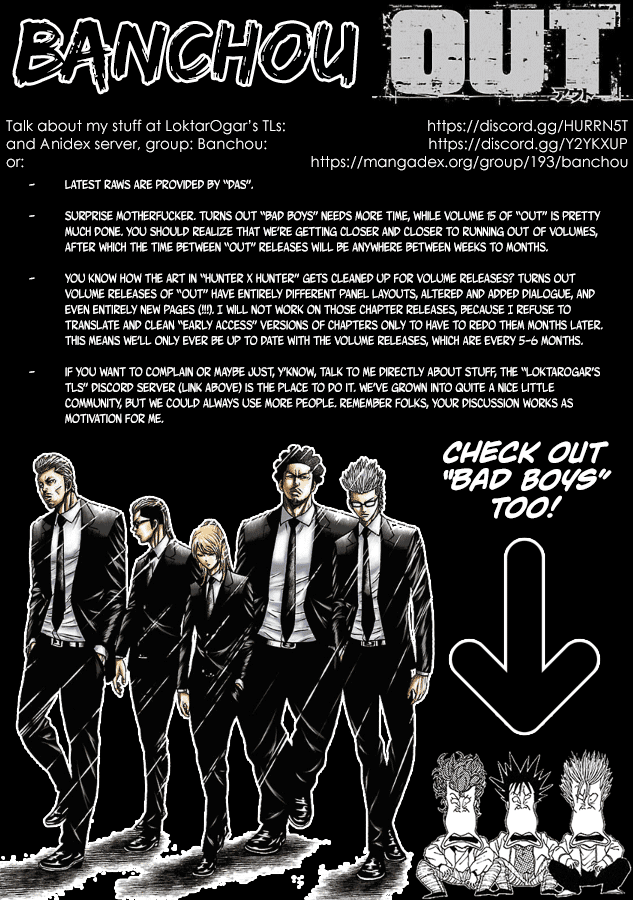 Out (Makoto Mizuta) Chapter 131 - Page 1