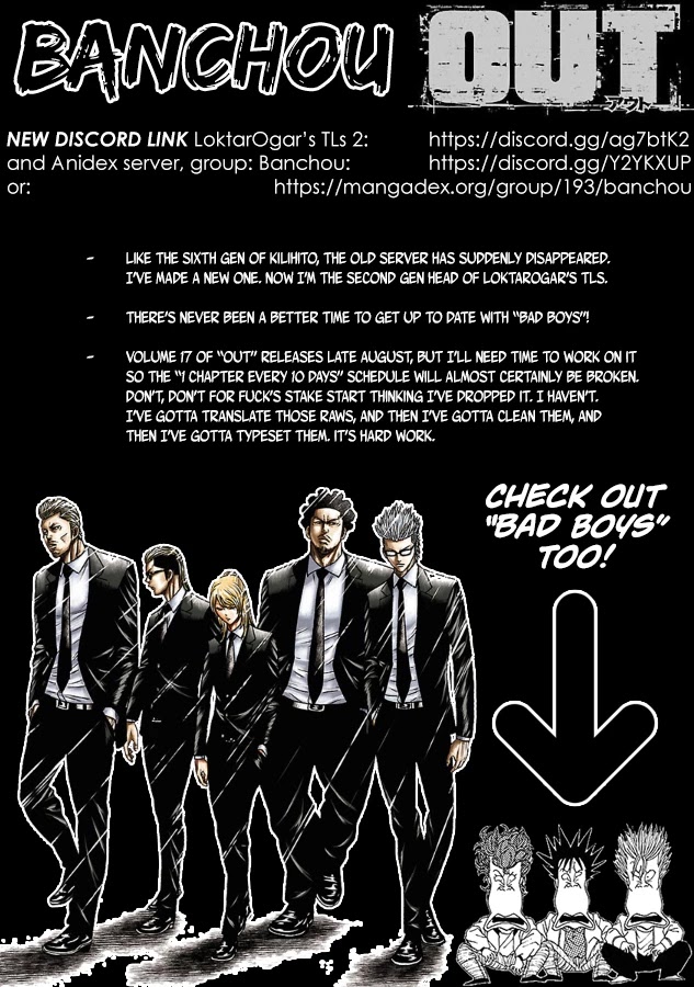 Out (Makoto Mizuta) Chapter 148 - Page 1