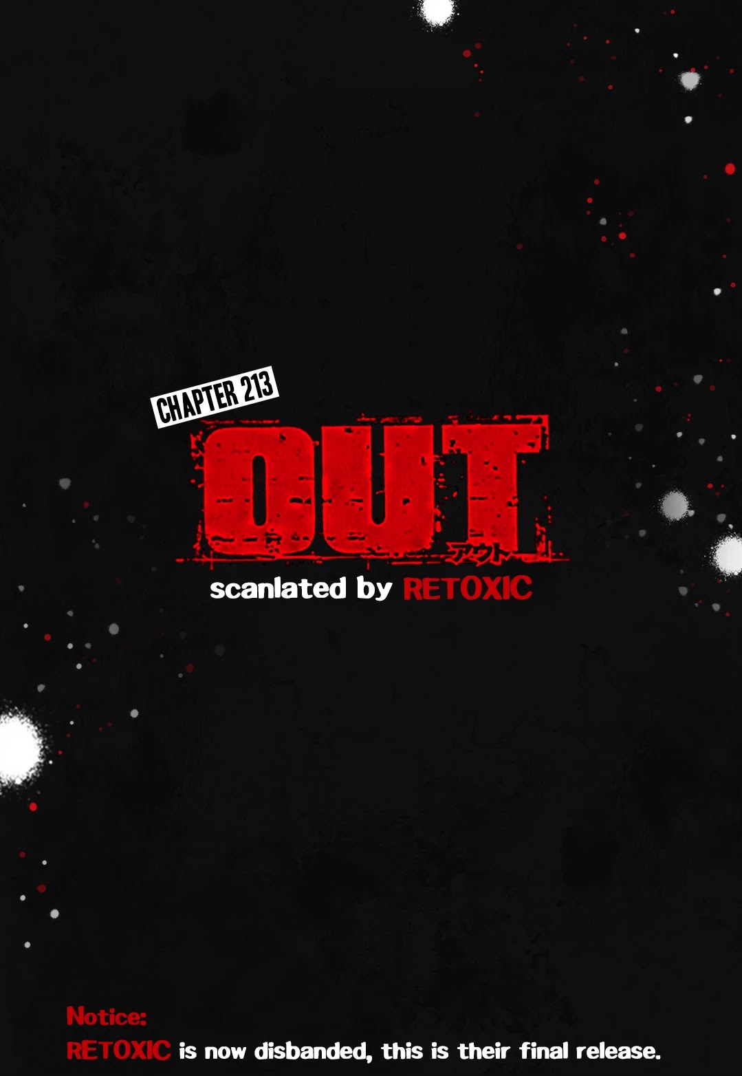 Out (Makoto Mizuta) Chapter 213 - Page 1