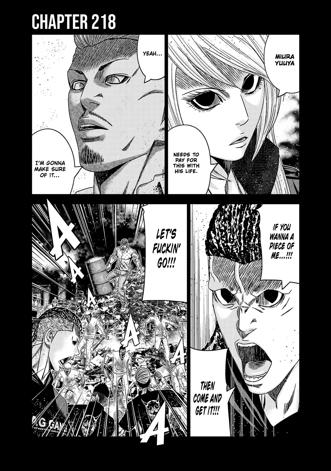 Out (Makoto Mizuta) Chapter 218 - Page 2