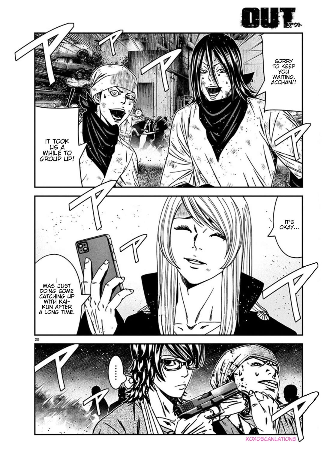 Out (Makoto Mizuta) Chapter 255 - Page 20