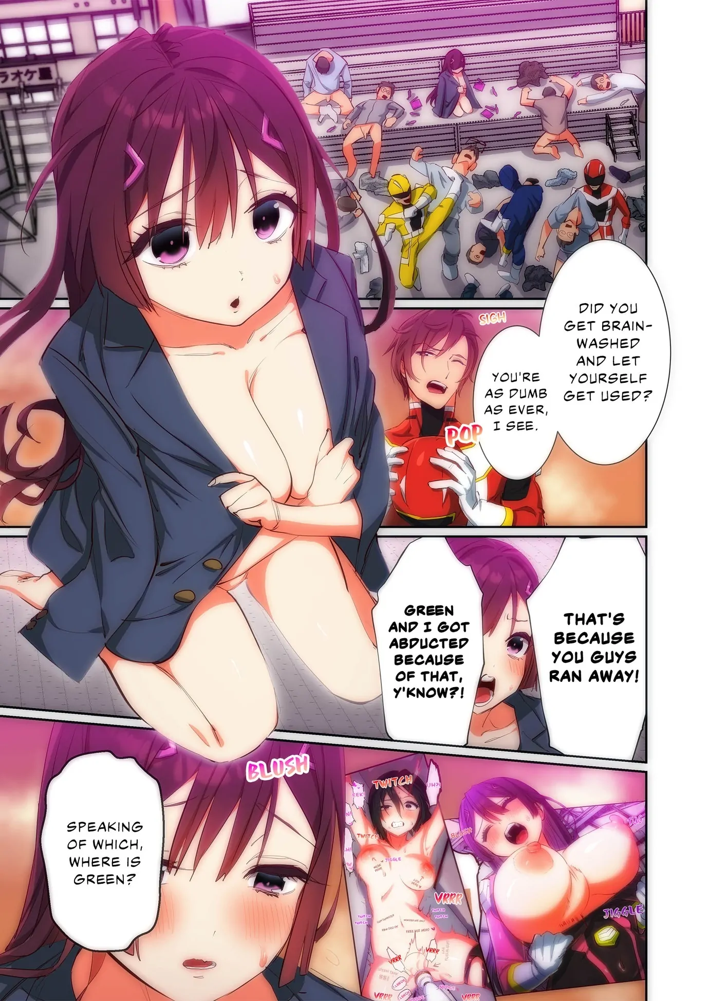 Pitiful Ranger Pink: I’m Such a Disgrace, but It Feels So Good! Chapter 10 - Page 1