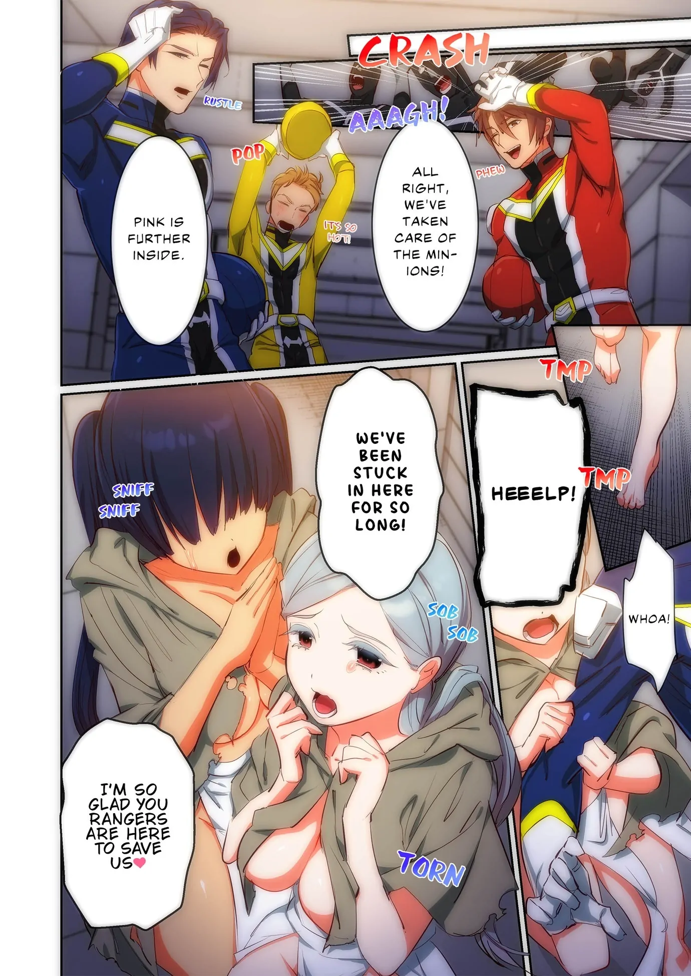 Pitiful Ranger Pink: I’m Such a Disgrace, but It Feels So Good! Chapter 11 - Page 6