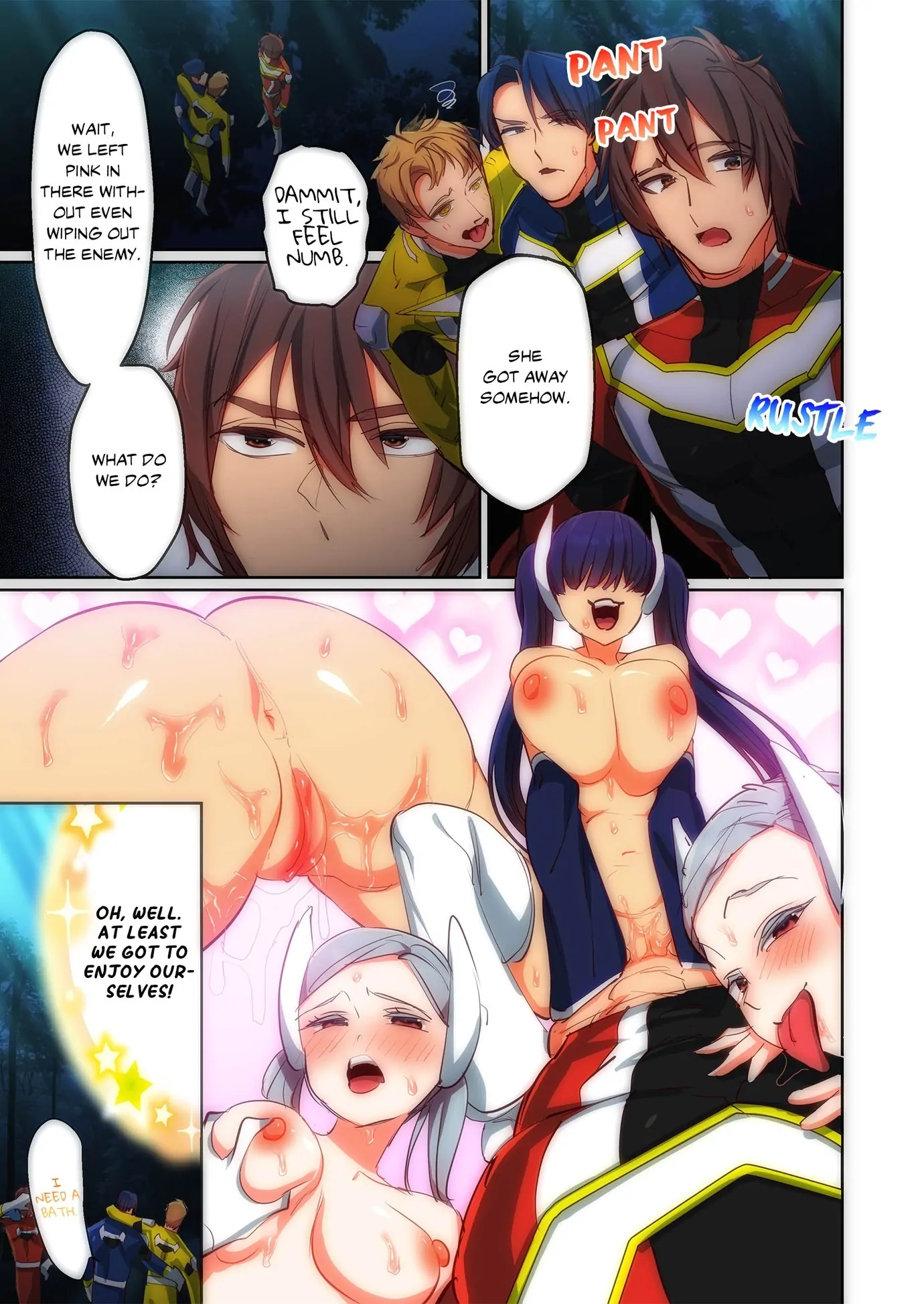 Pitiful Ranger Pink: I’m Such a Disgrace, but It Feels So Good! Chapter 16 - Page 1