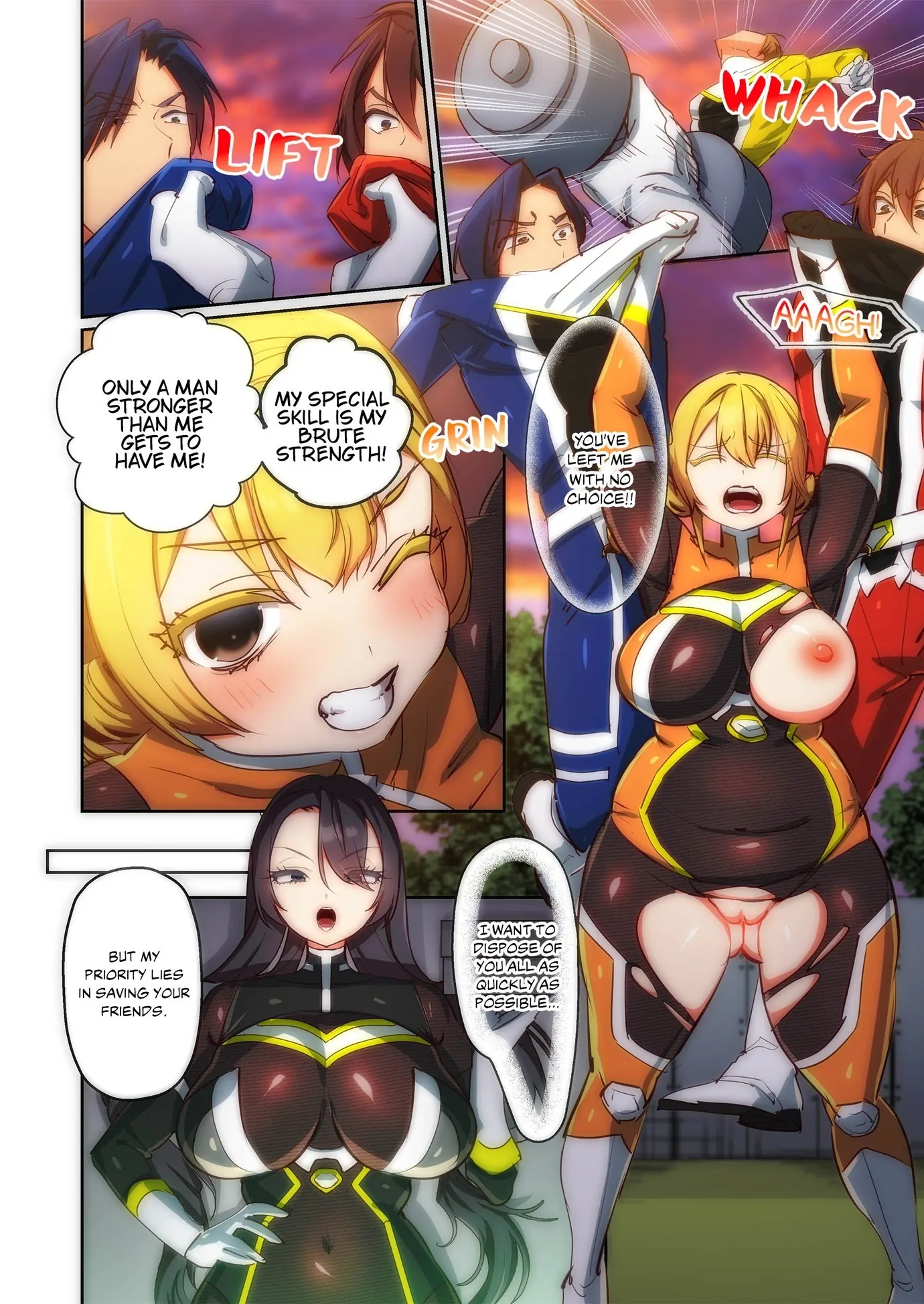 Pitiful Ranger Pink: I’m Such a Disgrace, but It Feels So Good! Chapter 16 - Page 8