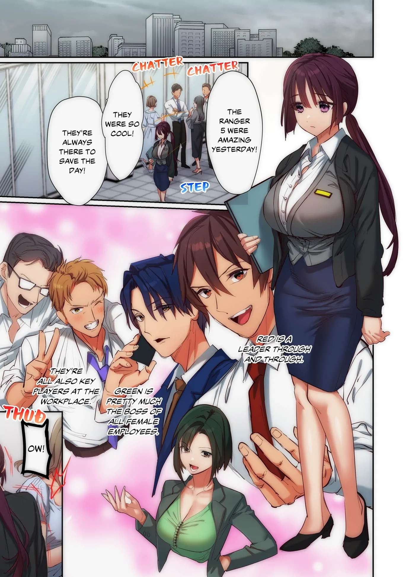 Pitiful Ranger Pink: I’m Such a Disgrace, but It Feels So Good! Chapter 2 - Page 1