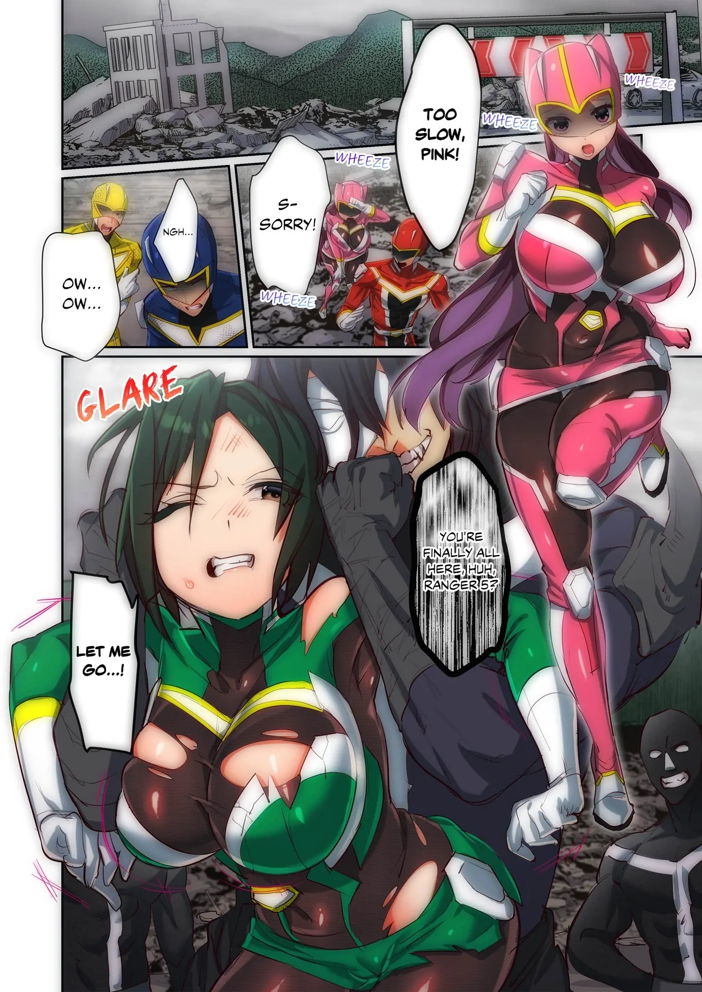 Pitiful Ranger Pink: I’m Such a Disgrace, but It Feels So Good! Chapter 2 - Page 4