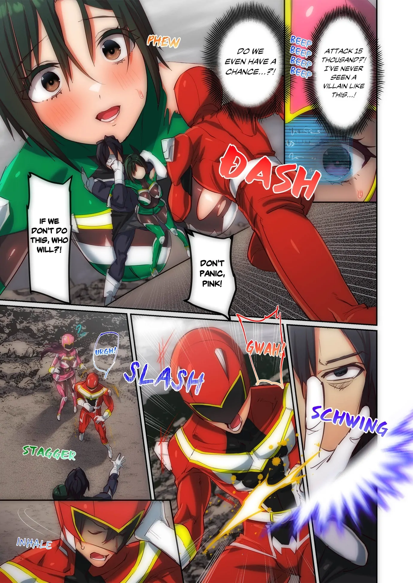 Pitiful Ranger Pink: I’m Such a Disgrace, but It Feels So Good! Chapter 2 - Page 5