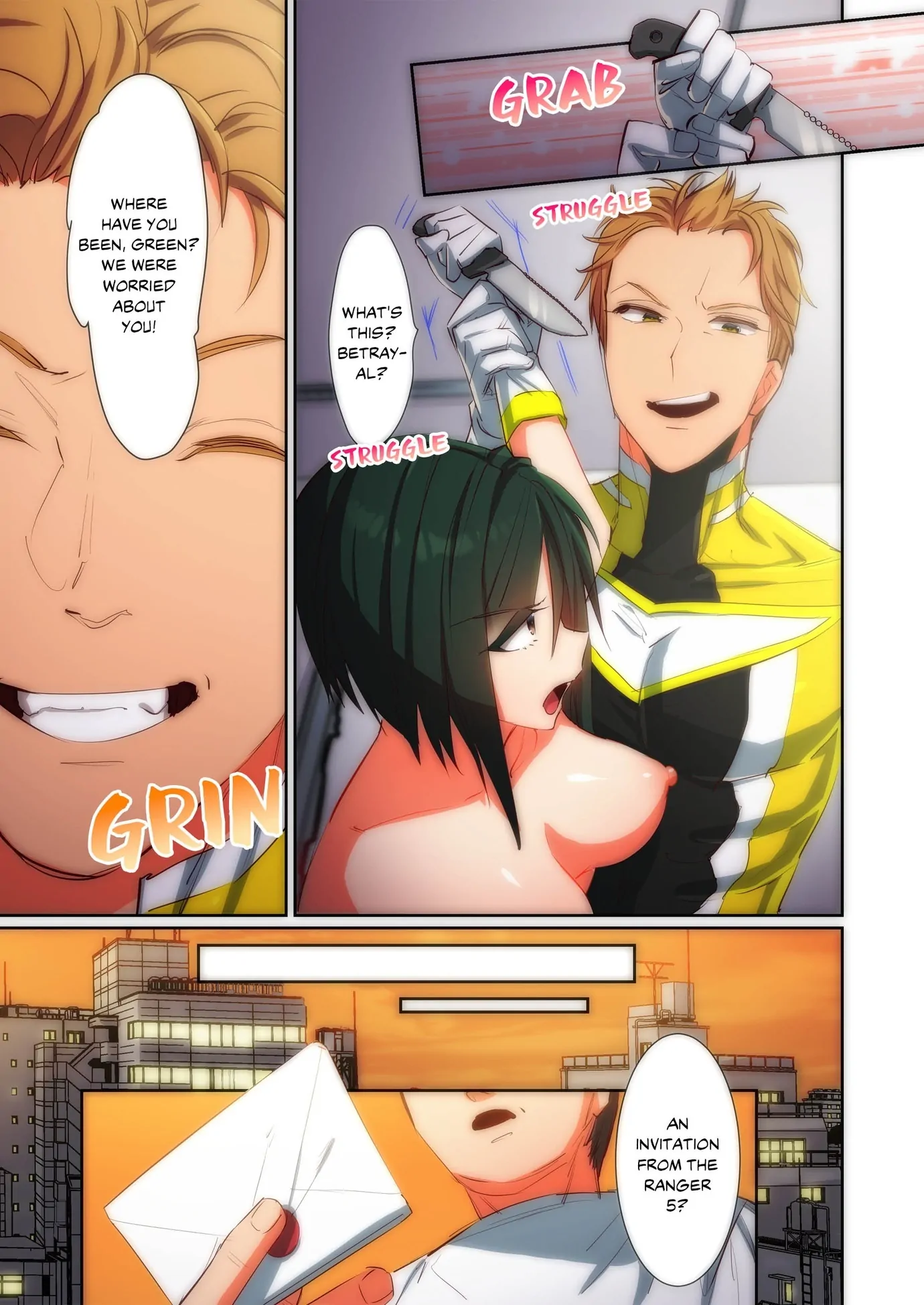 Pitiful Ranger Pink: I’m Such a Disgrace, but It Feels So Good! Chapter 7 - Page 5