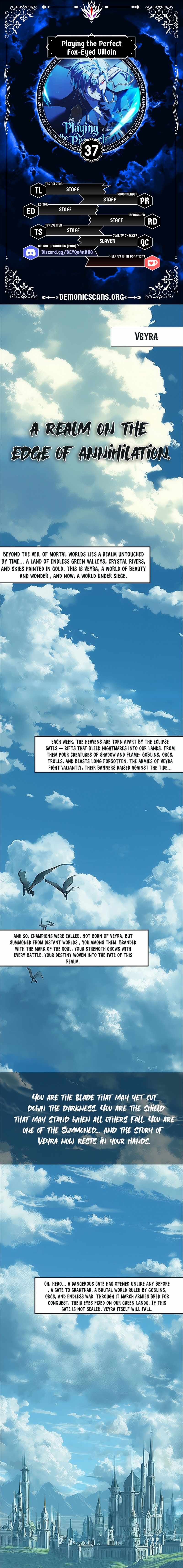 Playing the Perfect Fox-Eyed Villain Chapter 37 - Page 1