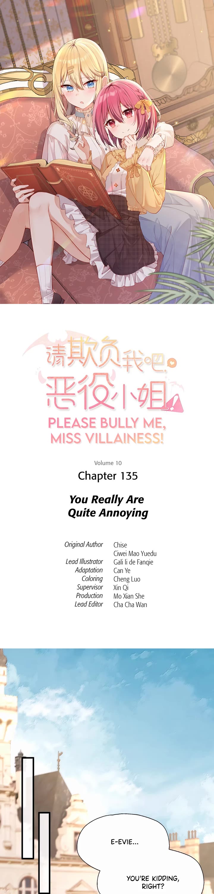 Please Bully Me, Miss Villainess! Chapter 135 - Page 1