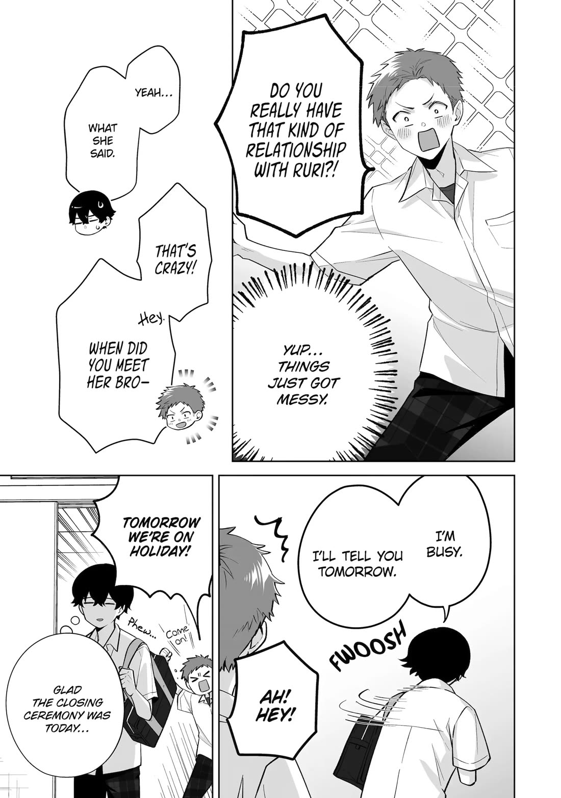 Please Leave Me Alone (For Some Reason, She Wants to Change a Lone Wolf’s Helpless High School Life.) Chapter 33 - Page 13