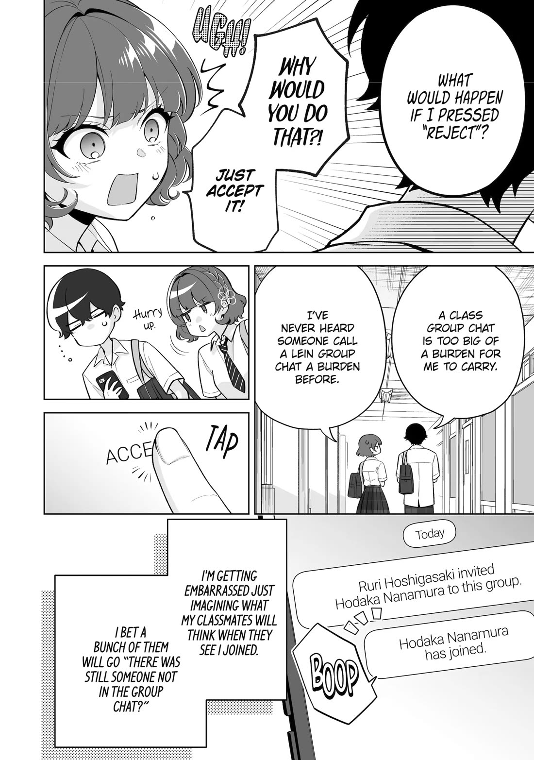 Please Leave Me Alone (For Some Reason, She Wants to Change a Lone Wolf’s Helpless High School Life.) Chapter 33 - Page 22