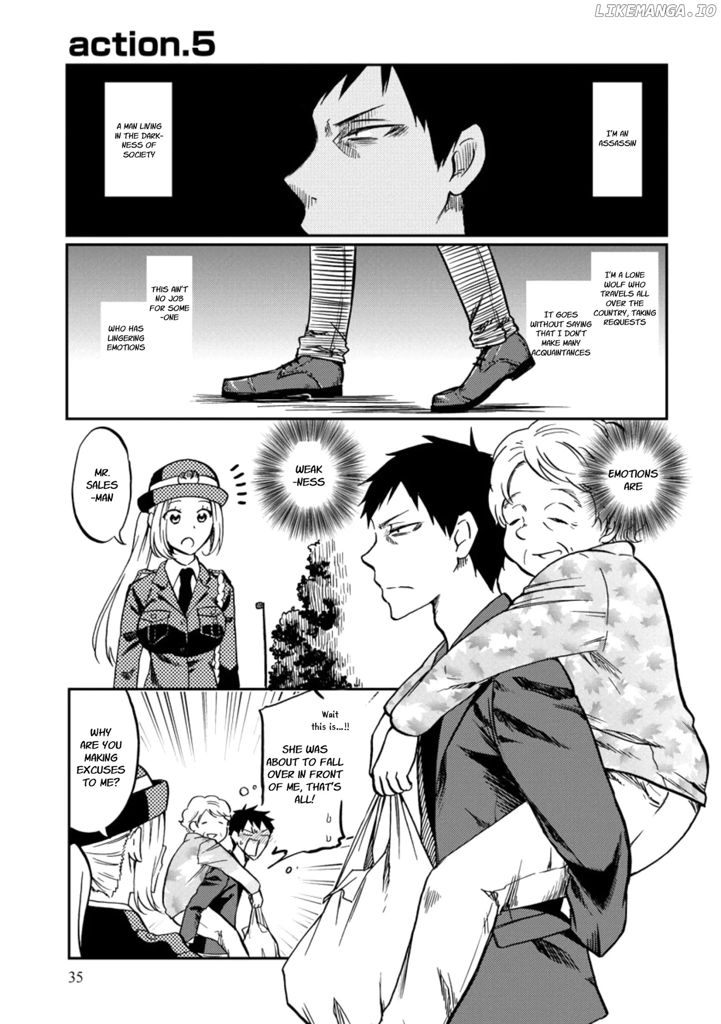 Policewoman and Assassin Chapter 5 - Page 1