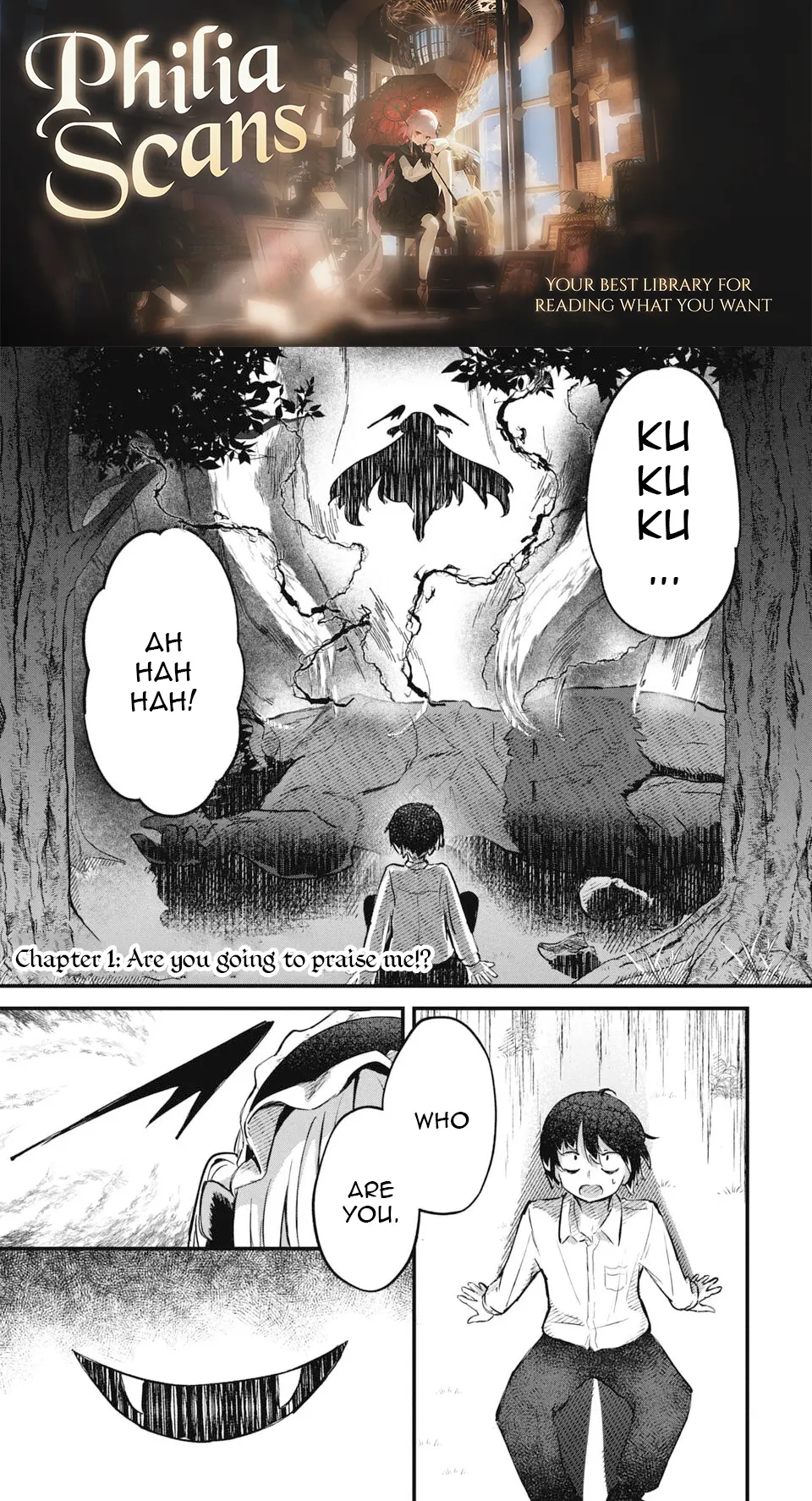 Praise and Conquer: I Formed the Strongest Party Just by Praising Awkward Overpowered Girls Chapter 1 - Page 1