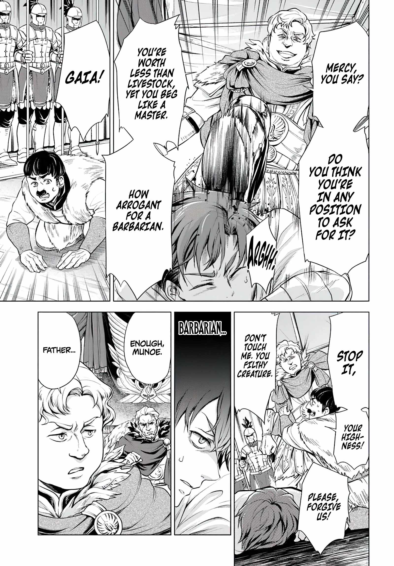 Reborn as a Barbarian! Conquering Another World Starting From a Defeated Battle Chapter 1.2 - Page 4