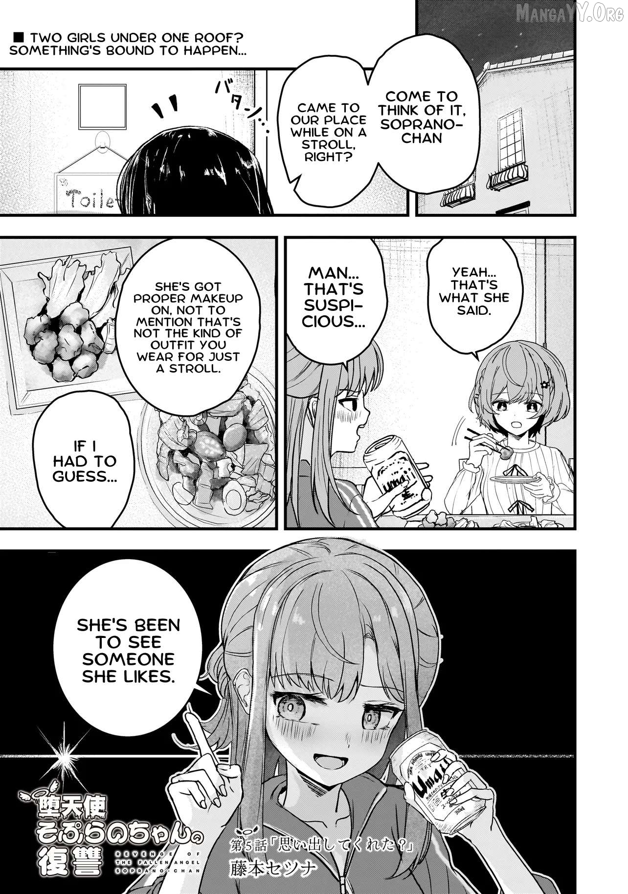 Revenge of the Fallen Angel Soprano-Chan Chapter 5 - Page 1