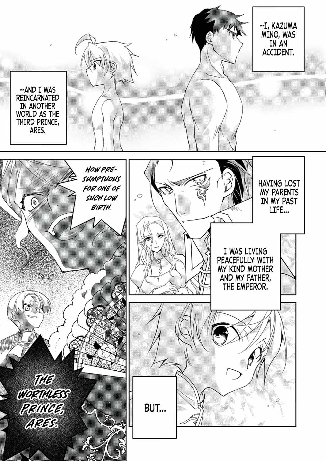 Rising of the Worthless Prince ~I Was Reincarnated as the Third Prince Who Didn’t Have a Stigmata but This Time, I’m Going to Protect My Family by Aiming to Become the Strongest~ Chapter 6 - Page 4