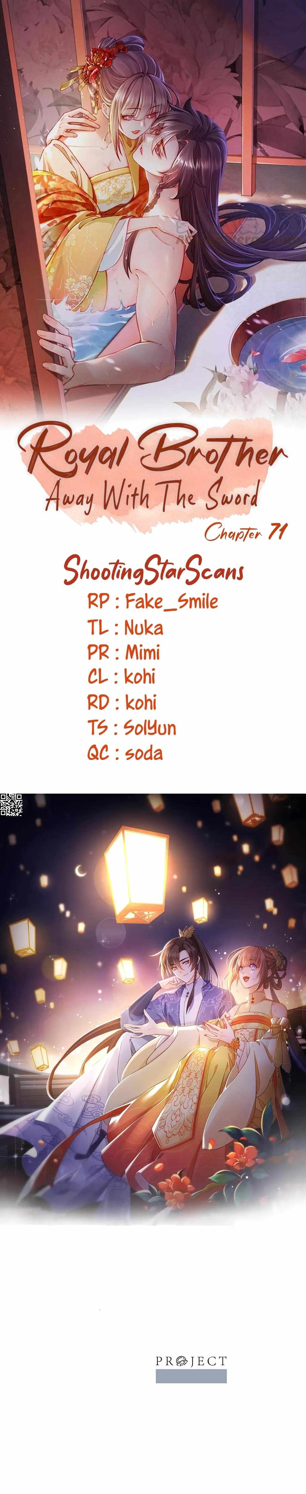 Royal Brother, Away With the Sword Chapter 71 - Page 1