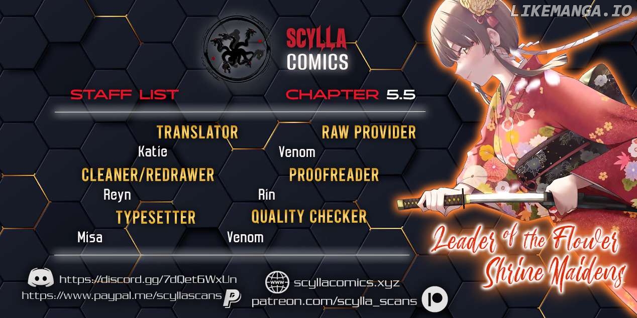 Sakigake no Hana Miko Chapter 5.5 - Page 1