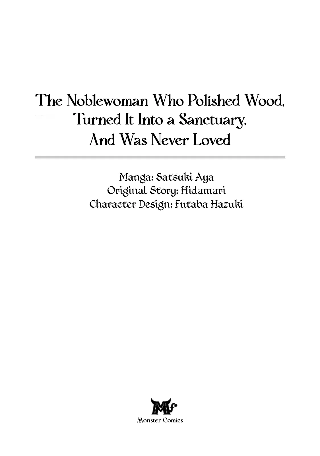 Sanctuary of the Unloved Noble Lady Chapter 1 - Page 3