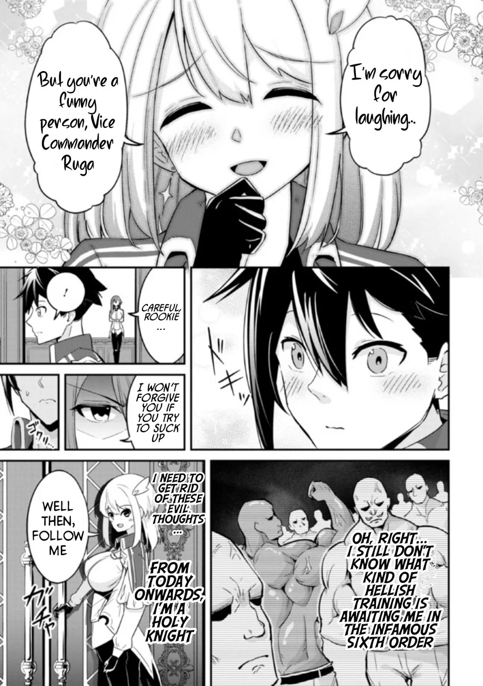Seikishi ni Natta kedo Danchou no Oppai ga Sugosugite Kokoro ga Kiyomerarenai Chapter 1 - Page 12