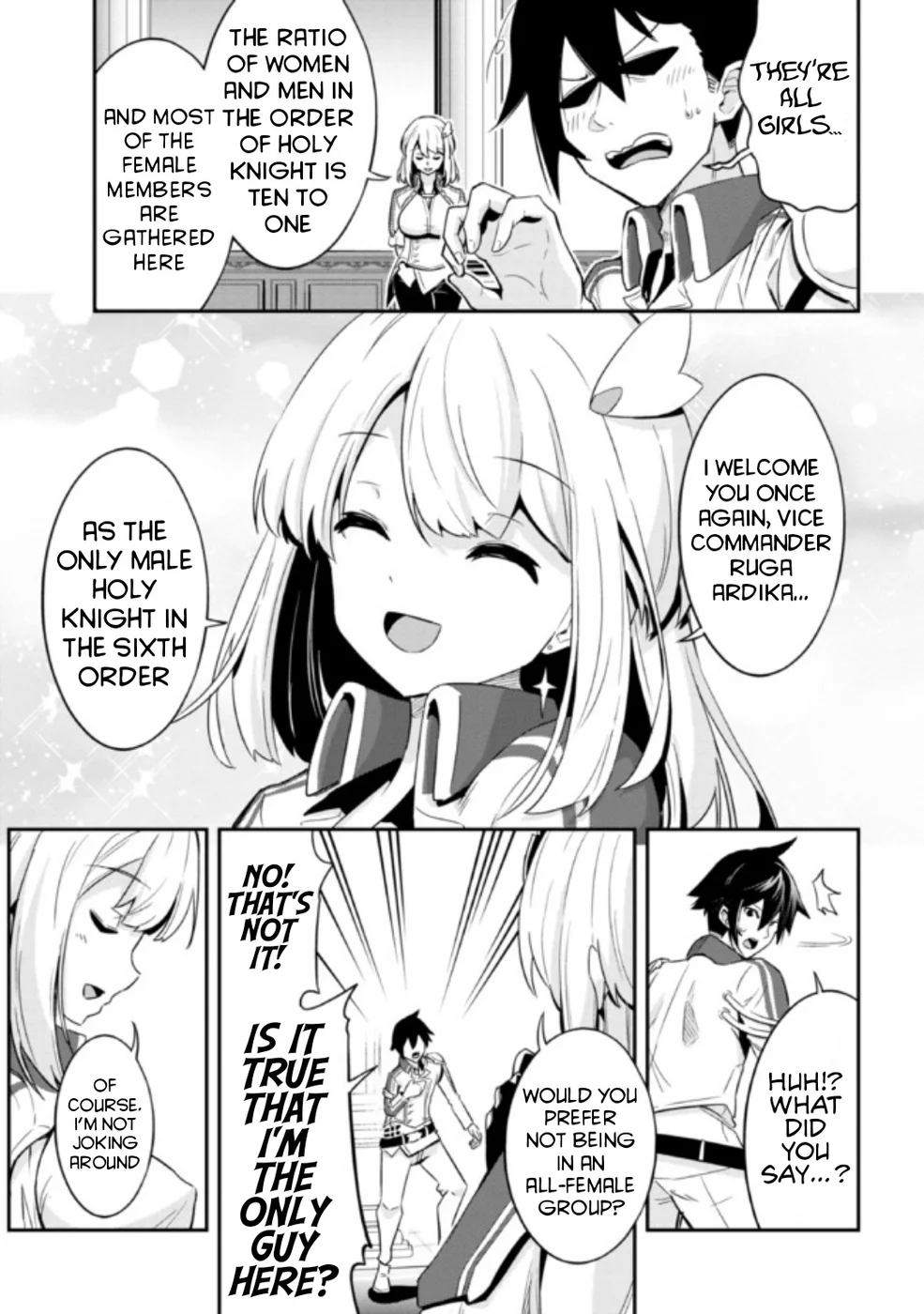 Seikishi ni Natta kedo Danchou no Oppai ga Sugosugite Kokoro ga Kiyomerarenai Chapter 1 - Page 14