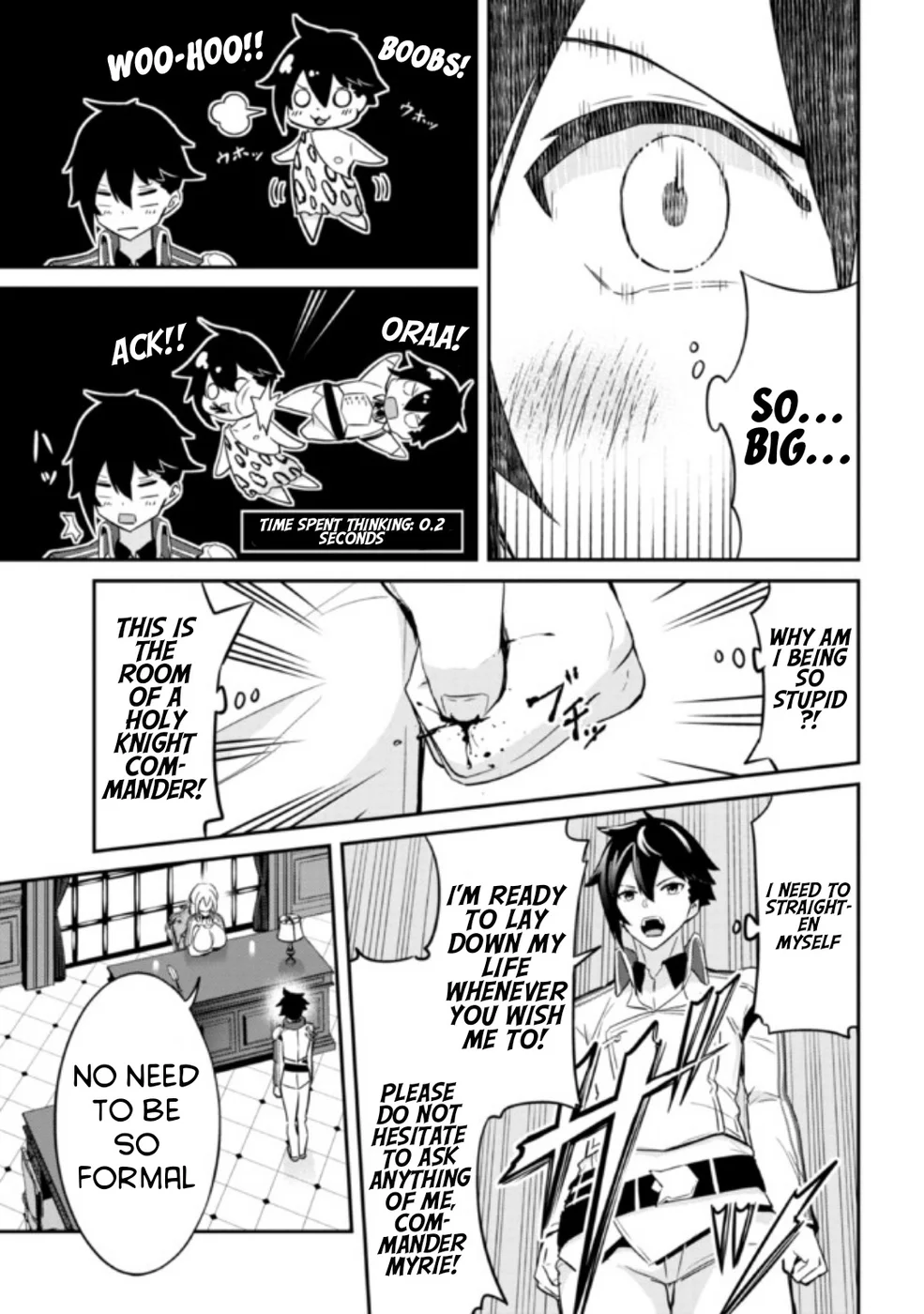 Seikishi ni Natta kedo Danchou no Oppai ga Sugosugite Kokoro ga Kiyomerarenai Chapter 1 - Page 8