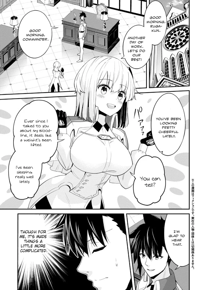 Seikishi ni Natta kedo Danchou no Oppai ga Sugosugite Kokoro ga Kiyomerarenai Chapter 13 - Page 1