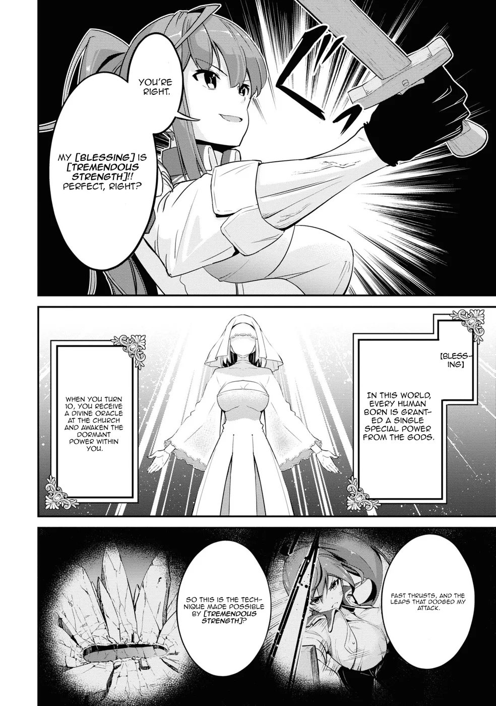 Seikishi ni Natta kedo Danchou no Oppai ga Sugosugite Kokoro ga Kiyomerarenai Chapter 3 - Page 6